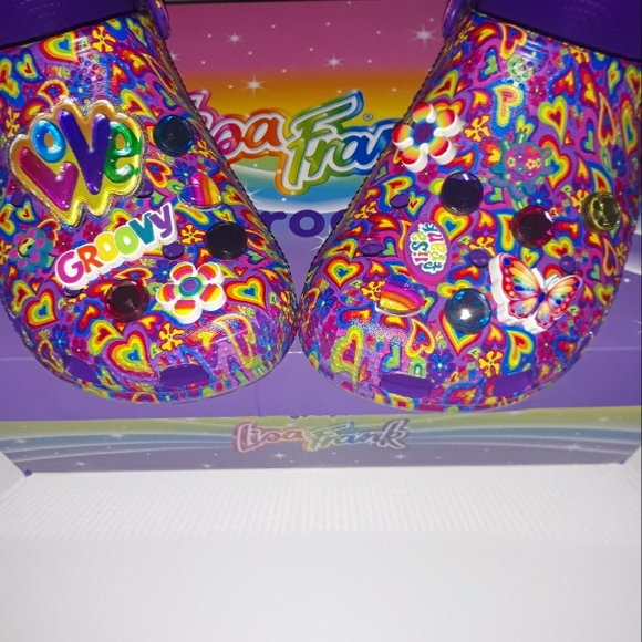 (New) Lisa Frank Crocs (M8/W10) - Picture 3 of 15